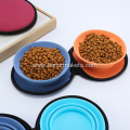 Silicone Foldable Expandable Pet Food Bowl